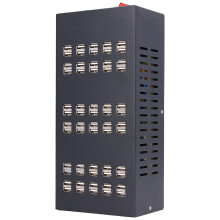 USB-laadstation van aluminiumlegering, compact ontwerp, warmteafvoer, universele compatibiliteit, dubbele rij met meerdere poorten,