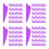 240Pièces Ailettes Violet En Pour Flèches De Tir 6