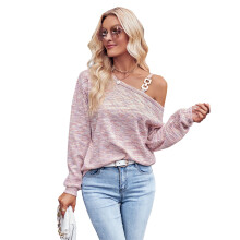 Pulls en maille gaufrée pour femmes, jolis pulls à manches longues avec motif crochet, coupe ample et décontractée, en maille ajourée avec