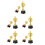 5Pcs Golden Multi-Function Trophy Cup Decorative Plastic Award 10