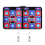 Double Dancing Mat Double User Wired Dance Mat Game Non-Slip with 2 Remote Controller Multi-Function Compatible with PC TV 1