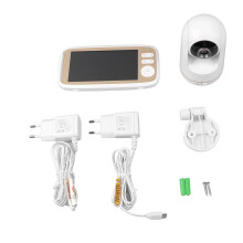 Two Way Audio Indoor Security Camera, Pet Monitoring Device2K Resolution MagicPix Night Vision AI Motion Detection Wired Setup Pan Tilt Rotation