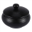 (Black）Ceramic Ashtray with Windproof Lid Compatible with Indoor Outdoor Use -Black 1