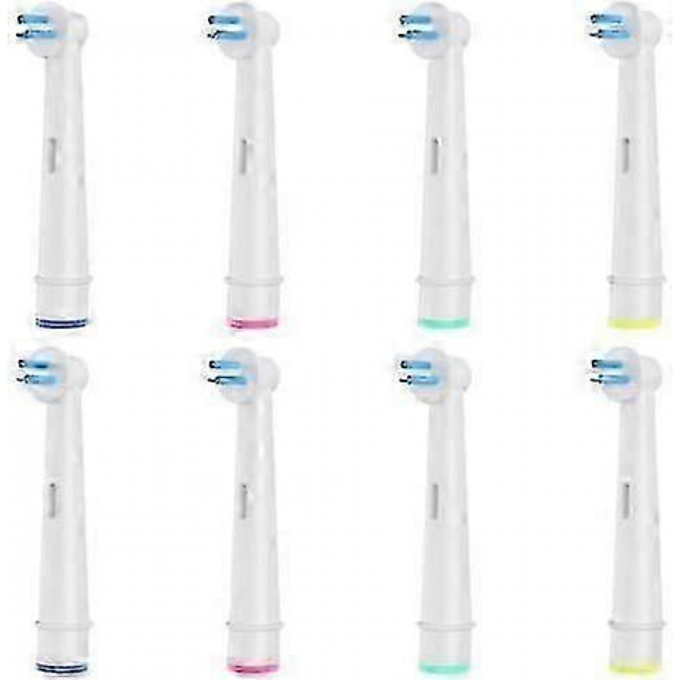 2025 8pcs Interspace Toothbrush Heads, Compatible with Braun Oral B Electric Toothbrushes Compatible with Cleaning Crevices, Bridges and Imp