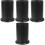 4Pcs Black Plastic Household Utensil Holder Compact Kitchen Organizer 3
