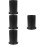 4Pcs Black Plastic Household Utensil Holder Compact Kitchen Organizer 7
