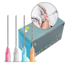 (21G50mm)Factory Disposable Blunt-tip Cannula 22g 50mm 70mm Blunt Fine Micro Body Piercing Needles Cannula Syringe Tool