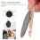 50Pcs Black Mini Chalkboard Clips, Wood Memo Note Holders 9
