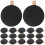 50Pcs Black Mini Chalkboard Clips, Wood Memo Note Holders 10