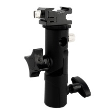 Camera Umbrella Holder With Flash Speedlite Mount Universal Swivel Bracket For Nikon Canon Pentax Olympus And Other DSLR Flashes Professional