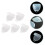 5Pcs Compact Transparent Tooth Storage Cases Durable PP Denture Boxes 9
