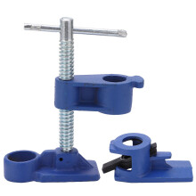 Sturdy Pipe Clamps For Woodworking, Cast Iron Construction With Multi Disc Clutch Quick Release Spring Lever Control Adjustable Clamping Easy