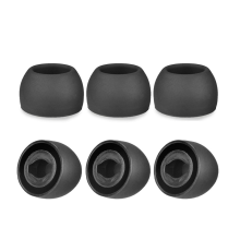 (Black)6 PCS Silicone Earplugs Compatible with Samsung Galaxy Buds Pro