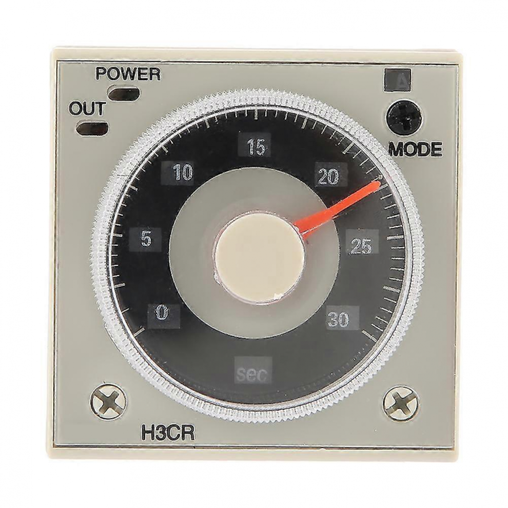 H3cr-A Delay Timer Relay 0.5S-300H Knob Control 11-Pin 100-240Vac 100-125Vdc Time Relay 4781900428502