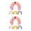 8Pcs U-Shaped Cat Pillows Assorted Colors Comfortable Neck Protection 3