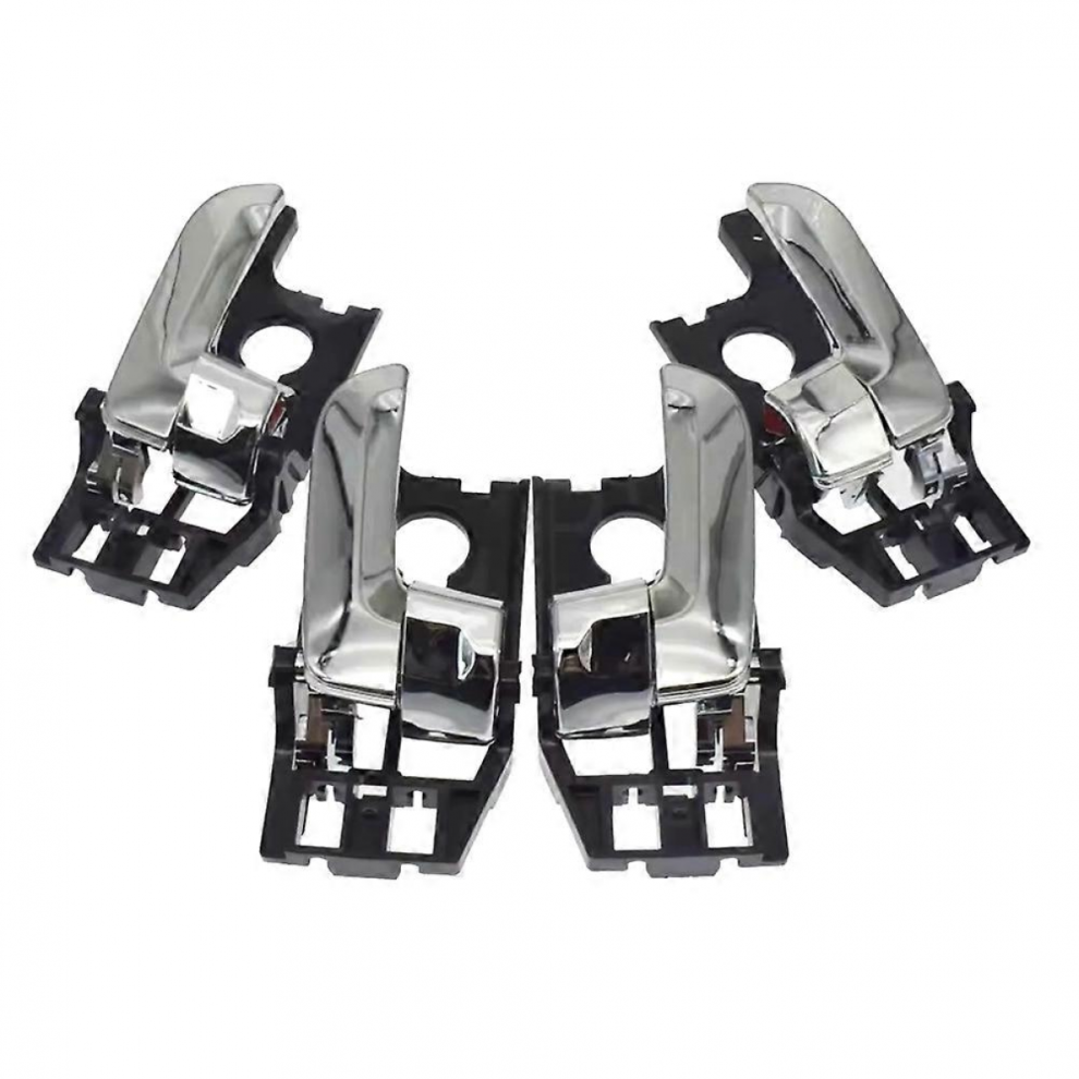 Compatible With Kia Sportage 2.0L 2.7L 2005 - 2010 Inner Interior Inside Door Handles Chrome Front Rear Left Right 4Pcs 4407350256754