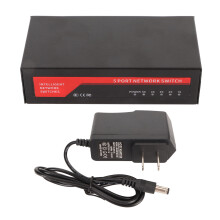 PoE Extender with Extend Mode Support, 100M Fast Ethernet Network Switch Featuring Auto MDI MDIX & Fanless Design, Compact Desktop Unit for Home
