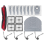 25PCS Συμβατό με Roborock Q10 VF/Q10 VF+ Ανταλλακτικά ηλεκτρικής σκούπας ρομπότ Κύρια πλευ 1