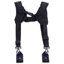 Adjustable Dual Camera Tether Strap With Breathable Material And Camera Safety Tether For DSLR SLR Mirrorless Setup
