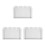 3Pcs Multipurpose Plastic Cement Mold for Craft DIY Brick Making 7