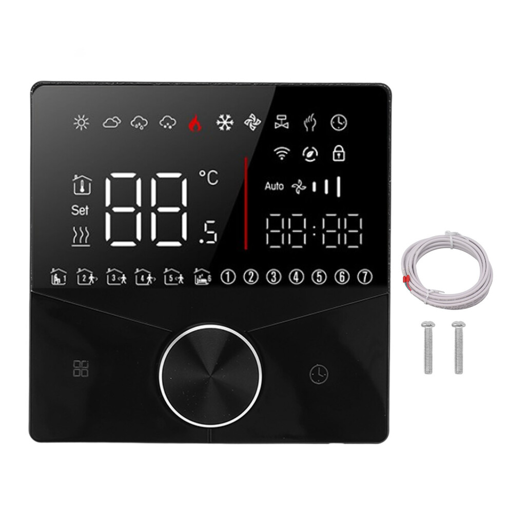 Energy Saving Mode Smart Thermostat Programmable Touchscreen Lcd Display Underfloor Heating Thermostat App Controlled Accurate Temperature Control 9489952640082