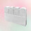 3Pcs Multipurpose Plastic Cement Mold for Craft DIY Brick Making 10