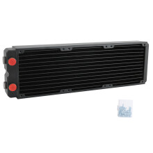 G1 4Thread Pc Water Cooling Radiator, Wide Compatibility With Industrial And Beauty Equipment, 12Tubes Design For High Performance Cooling, Copper