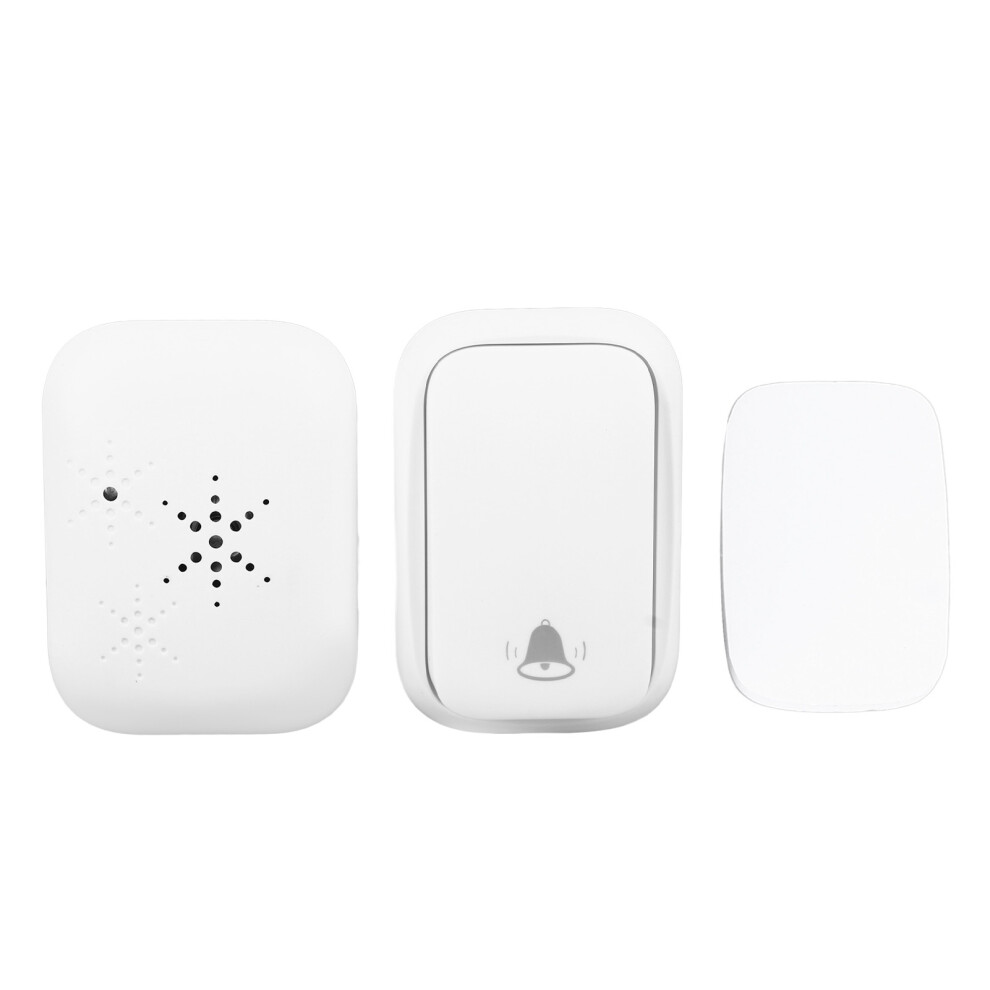 Led Flashing Wireless Doorbell Loud Enough Chime Self Powered Long Working Distance Waterproof Rainproof Easy Mounting Adjustable Volume Levels 9489952638430