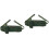 2Pièces Ceinture Outils Toile Vert Olive Ajustable Résistant 3