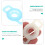 2 Pcs Pet Case Tracker Case Holder Travel 6.2x3.6x1cm 5