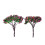 30Pcs Multi Mini Trees Garden Decorations for Fairy World Scenery 2