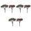 30Pcs Multi Mini Trees Garden Decorations for Fairy World Scenery 4