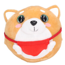 Reversible Dog Plushie With Cute Cartoon Appearance, High Quality Plush Fabrics Ensure Long-Lasting Use, Soft Plush Throw Pillow For Lumbar Support