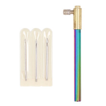Aluminum Alloy Handle Embroidery Crochet Hook Tambour Beading Tool Non Slip Comfortable To Use Crochet Tool Kit For Handmade Crafts