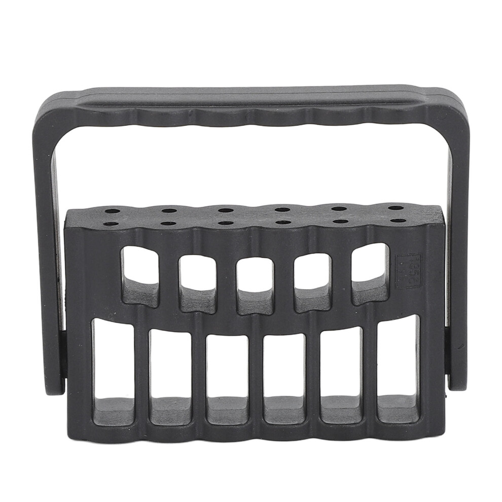 Nail Bits Holder With Lid, 12Slot Manicure Drill Bits Organizer For Professional Nail Grinding Tool Sets Dust Resistant Autoclave Safe Lightweight