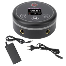 High Performance Tattoo Power Supply Featuring Precision Regulated Voltage Output And Built In Magnets Anti Slip Base For Stable Operation