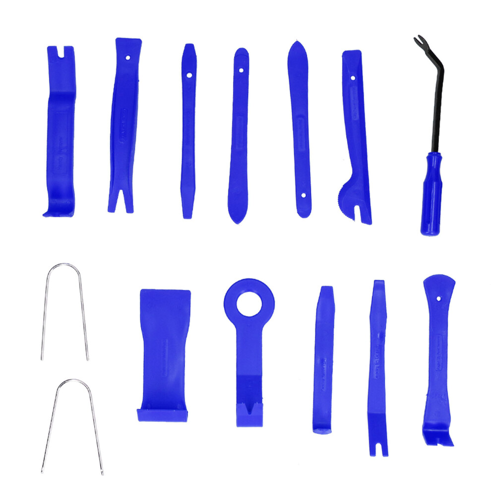 Fastener Remover Pry Bar Scraper, Auto Trim Removal Tools Kit For Car Interior Dash Door Moldings, Ergonomic No Scratch Design Tools, Sturdy And Easy 9175034423574