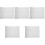 5Pcs Light Grey Reptile Carpet Substrate Mat for Snake and Lizard 4
