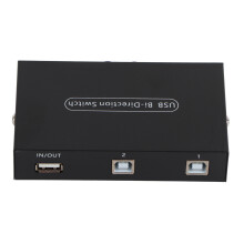 One Button Swapping USB Switch Selector Powered USB Hub Manual Printer Scanner Sharing Device Fast Data Transfer Plug And Play LED Light Indicator