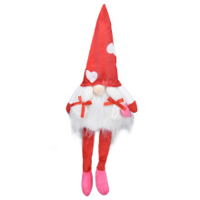 Décorations de Saint-Valentin, ambiance festive, gnome en peluche, plateau à étages, gnome fait main, design unique, feutrine douce, style