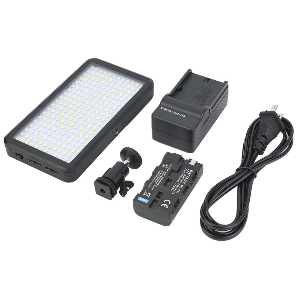 Adjustable Led Panel For Video Photography With228leds And Rechargeable Power, Stepless Dimming Studio For Vlogging And Filmmaking Light 9071309154948