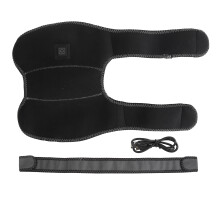 USB Adapter Heating Pad Heated Knee Brace Wrap With Adjustable Temperature Thermal Therapy Electric Heat Knee Support Joint Soreness Swelling