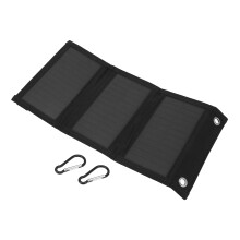 Waterproof Solar Panel Charger Foldable Dual USB Ports High Conversion Efficiency (19.5%) Portable Solar Panel Charger Outdoor Adventure Lightweight