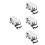 4St Pullback Mini Wit, Duurzame Diecast Voor Verzamelen 7