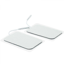 (2.0 caliber)10 Pieces Large Electrode Pads Compatible with Tens Unit Replacement Pads Compatible with Tens Machine 7cm*12cm_Happy H