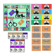 New Adult Couple Date Night Board Game Easy Carrying Relationship Card Game Gift Compatible with Anniversary, Ping_Zylora