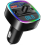 Πομπός FM Bluetooth Nulaxy συμβατός με αυτοκίνητο, QC3.0 & 7 χρώματα LED με οπίσθιο φωτισμό, ρ 1