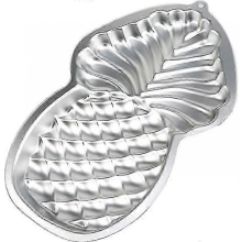Moule à gâteau en forme d'ananas, moule en aluminium compatible avec la décoration de gâteaux et la préparation des aliments