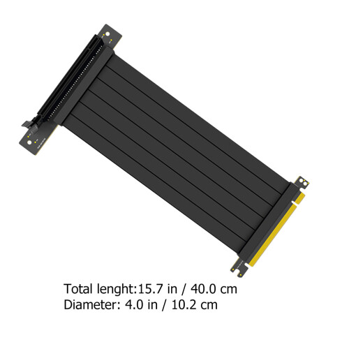 Guangmc 90 Degree Pcie 3.0 Riser Extension Cable For Graphics Card 2