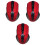 3Pcs Wireless Laptop Mouse Foldable Portable for Gaming 4
